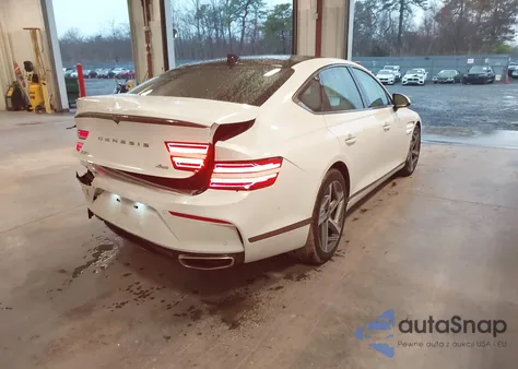 2023 Genesis G80 2.5T Awd из США, поврежденный, VIN KMTGA4SCXPU156853